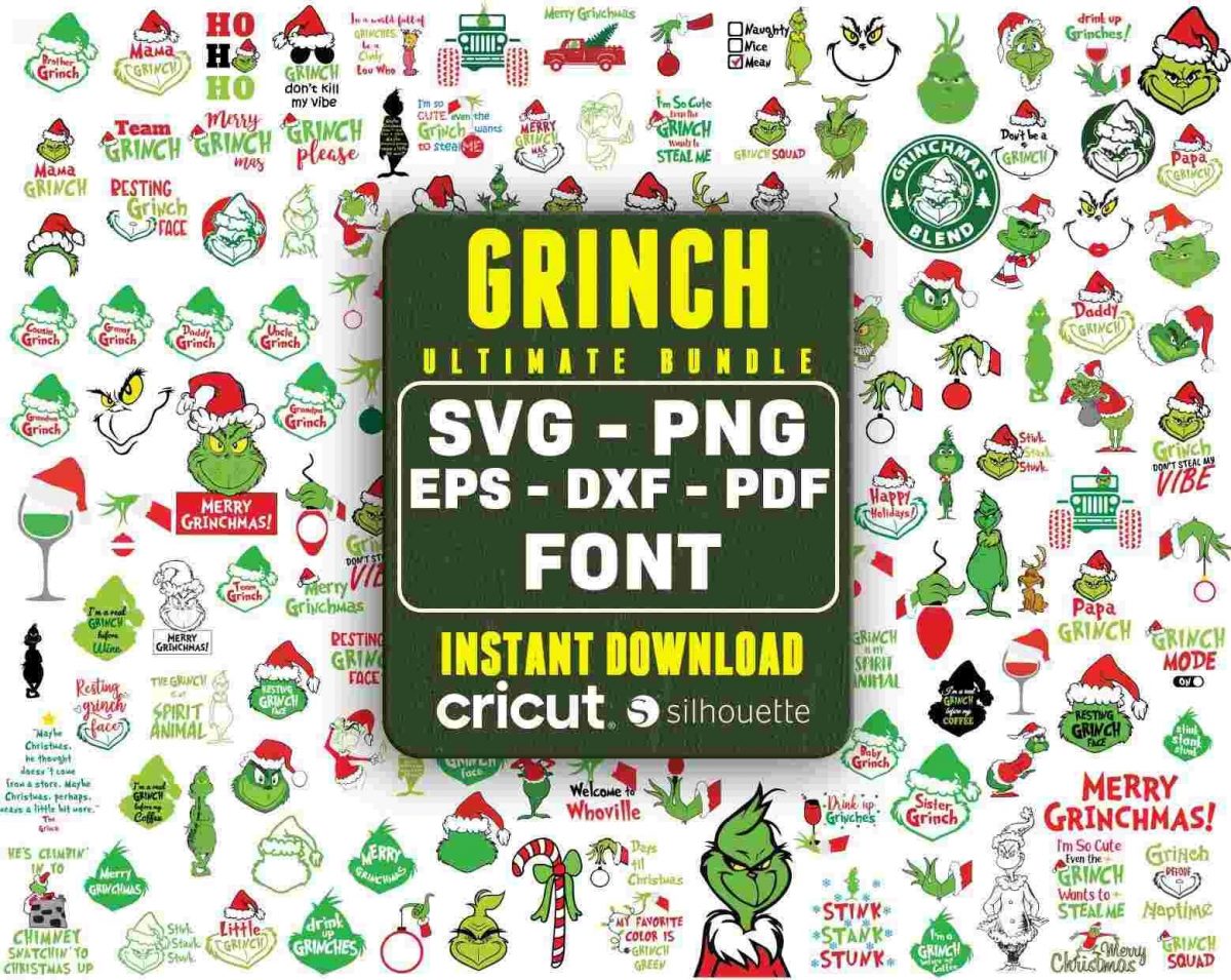 Christmas SVG Bundle for Cricut HighQuality Layered Digital Files