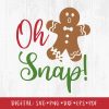 Christmas SVG Bundle Funny Gingerbread Man Cookies for Cricut DIGITAL