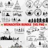 Christmas SVG Bundle German Holiday Scenes and Designs