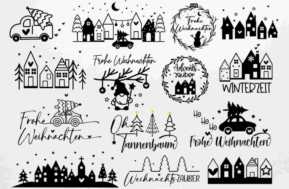 Christmas SVG Files for Festive Holiday Decor