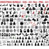 CHRISTMAS SVG Pack Clipart Cut Files for Cricut