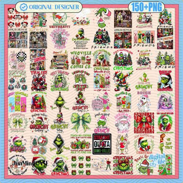 Christmas SVG PNG Bundle Santa Western The Grnich Digital Download