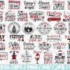 Christmas Wine Mega Bundle with 35 Designs SvgEpsPngDxfJpgPdf