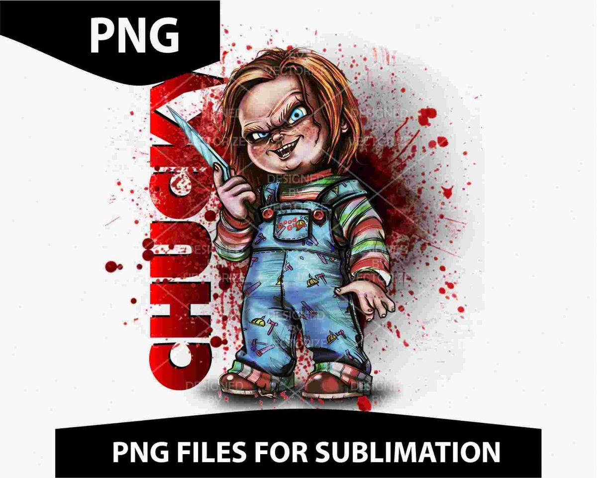 Chucky SVG Terror Perfect for Tshirt Sublimation Instant Download.