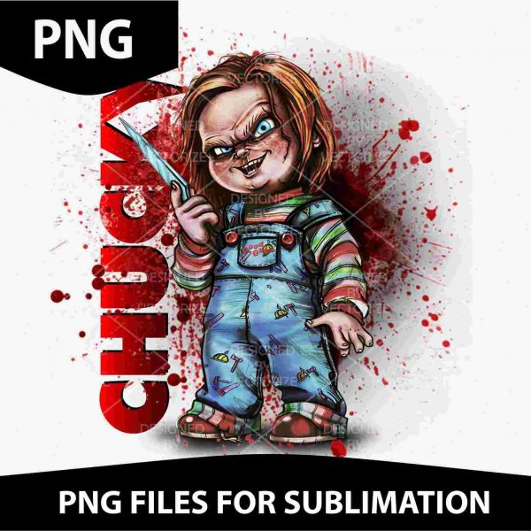 Chucky SVG Terror Perfect for Tshirt Sublimation Instant Download.