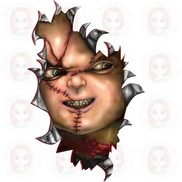 ChuckyInspired Horror Halloween Movie PNG Instant Download