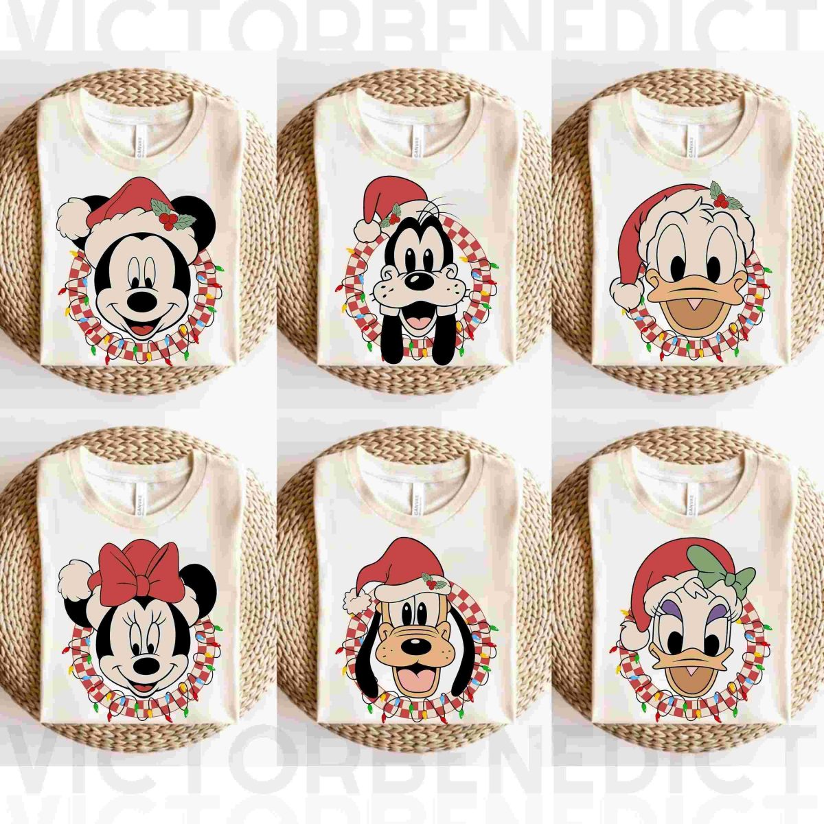 Classic Mickey Friends Christmas Bundle Disney Christmas Group PNGs