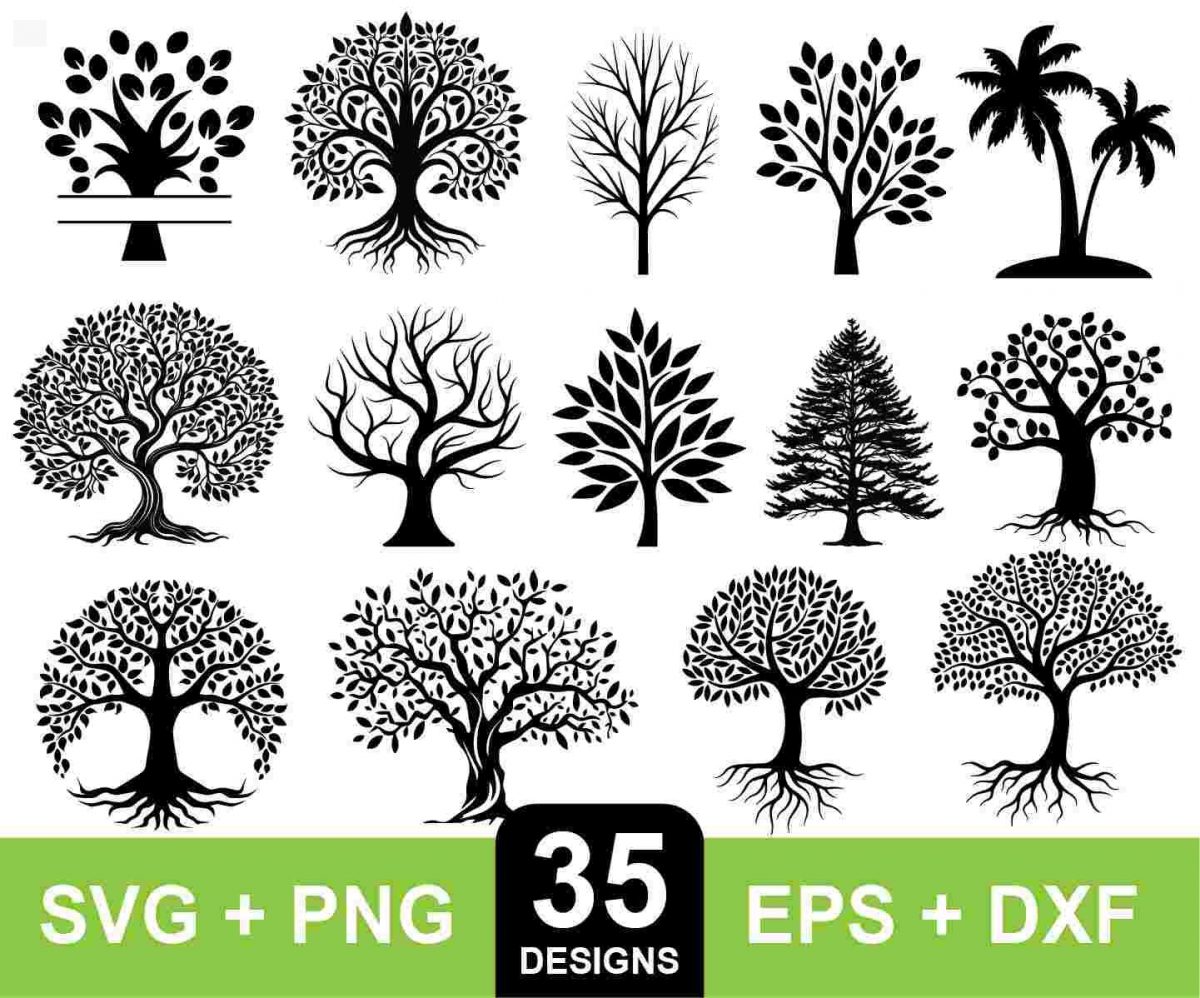 Collection of 35 Tree svg Bundle Tree Of Life Clipart Celtic Family