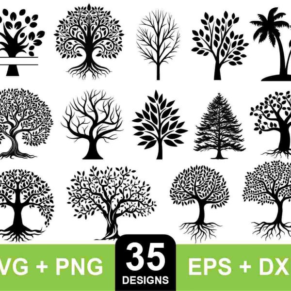 Collection of 35 Tree svg Bundle Tree Of Life Clipart Celtic Family