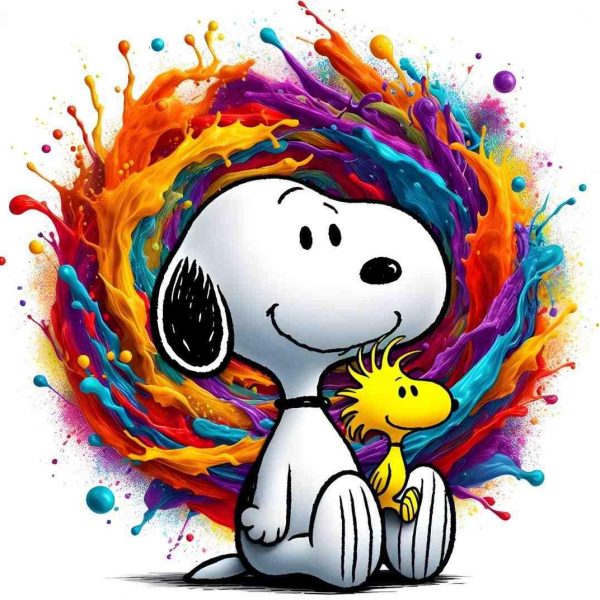 Colorful Snoopy Peanuts SVGPNG Design Bundle High Res Instant