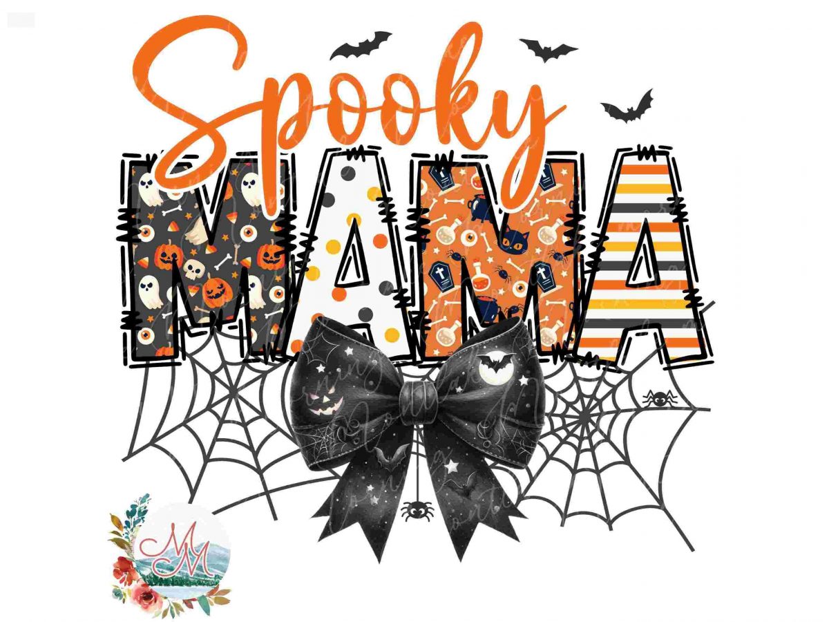 Coquette Spooky Mama Halloween SVG PNG Digital Designs