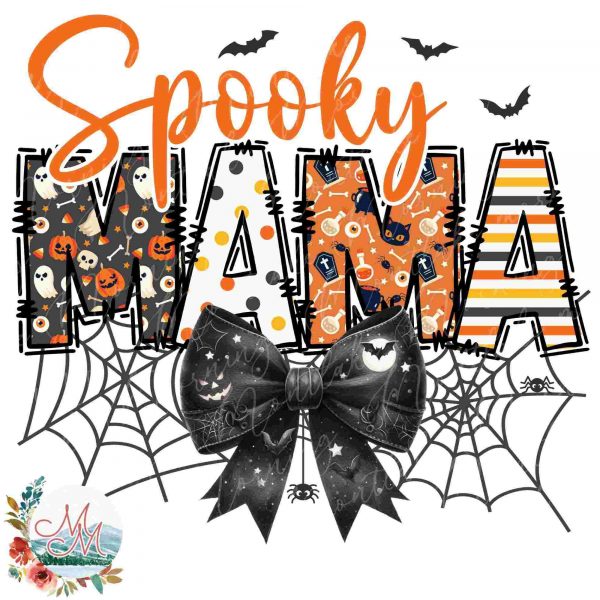 Coquette Spooky Mama Halloween SVG PNG Digital Designs