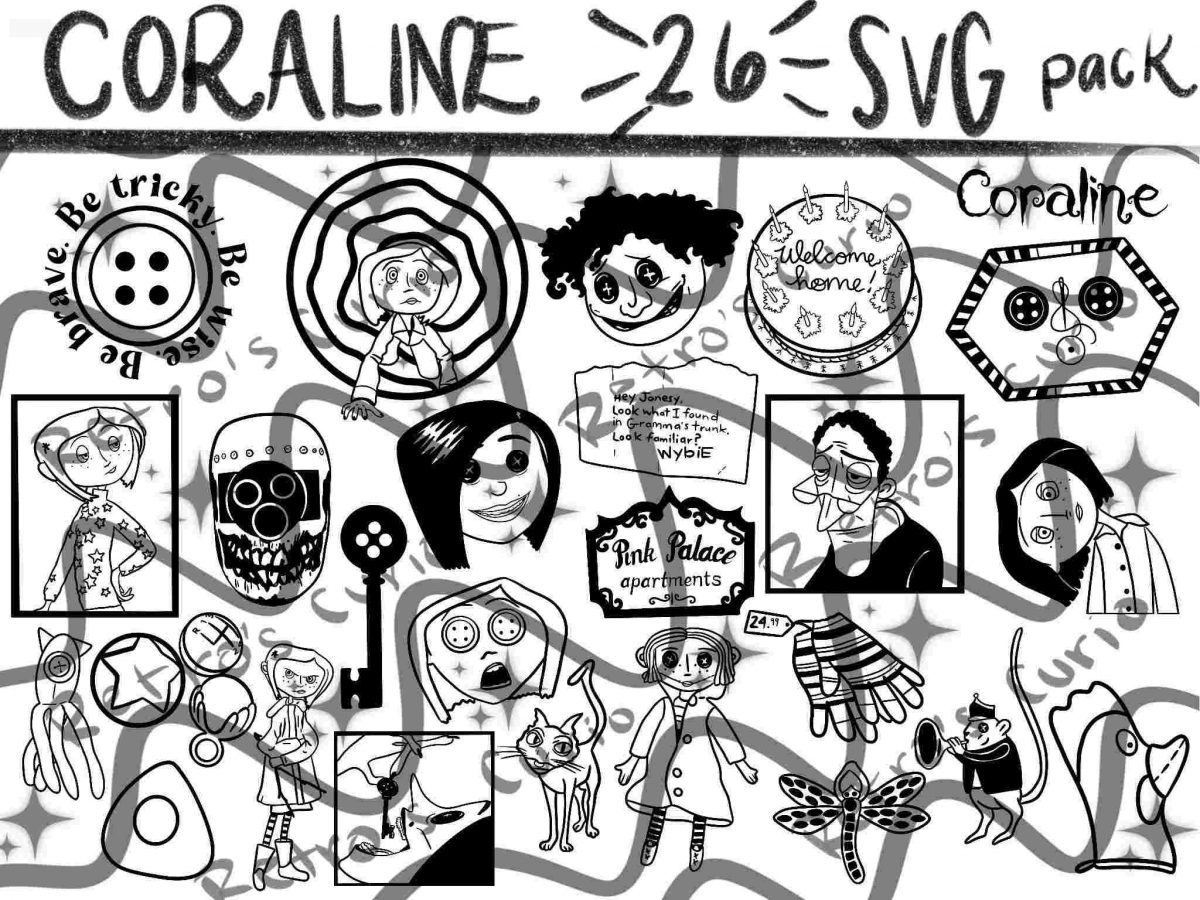 Coraline Collection 26 Cricut SVG Pack for Personal Use