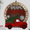 Countdown to Christmas Tree Truck SVG Laser Cut Glowforge Files