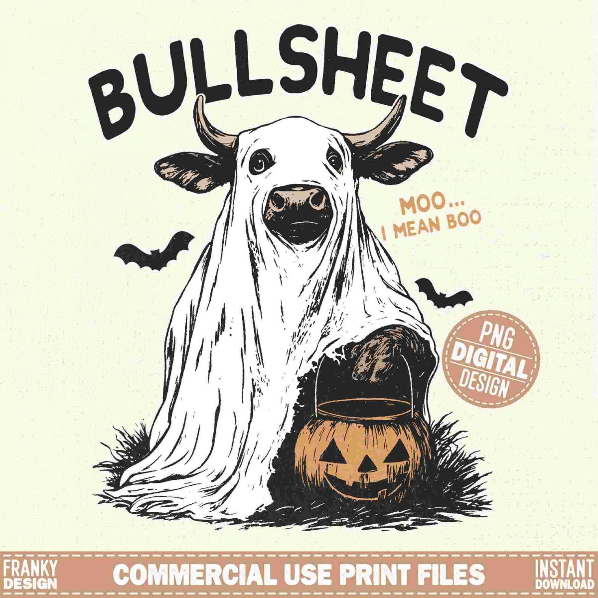 Country Halloween Graphic Bullsheet SVG for Funny Fall Shirts