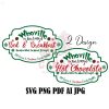 Cozy Christmas Hot Cocoa Mug Svg Festive Winter Holiday Sign Png