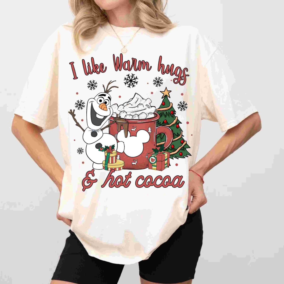 Cozy Christmas SVG Olaf Warm Hugs Disney Magic More