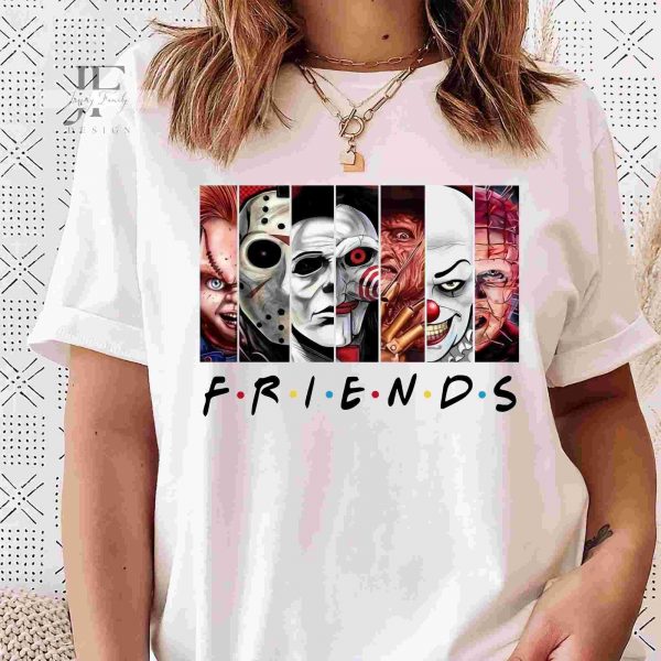 Creepy Halloween SVG Killer Friends Movie Madness Retro Vibes