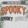 Creepy Halloween SVG PNG for Spooky Shirts and Crafts