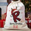 Custom Santa Sack for Kids Personalized Gift Bag Santa Stocking