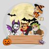 Customizable Paw Patrol Halloween Treat Bag SVG PNG