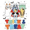 Customize Your Designs with Bluey Trick or Treat PNG PDF SVG Files