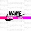 Customized Sneaker Designs SVG PNG for Cricut Silhouette Cameo