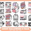 Cute Ghost SVG Bundle Halloween pumpkin retro ghouls for trendy