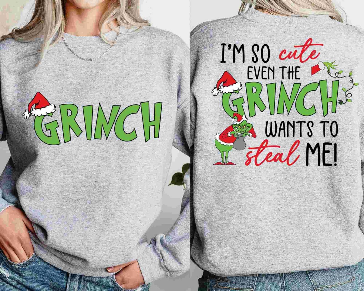 Cute Grinc Wants to Steal Me SVG for Merry Christmas Shirt