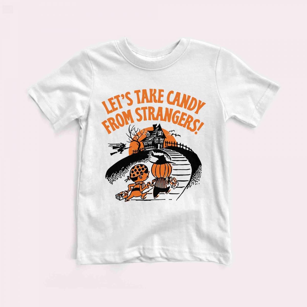 Cute Halloween Baby Kids Tee BabyDoopy Retro Pumpkin Witch Ghost