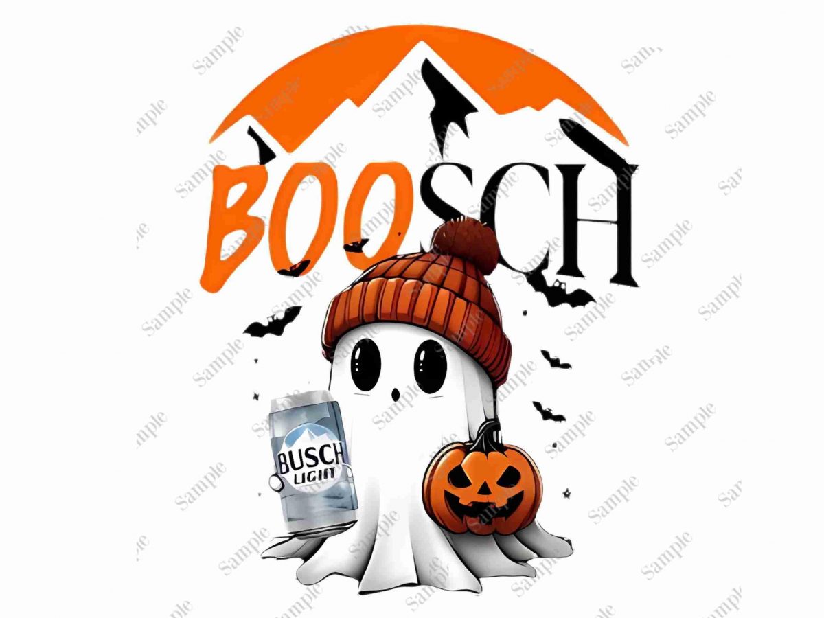 Cute Halloween Ghost with Beer SVG Fall Mountain Halloween TShirt