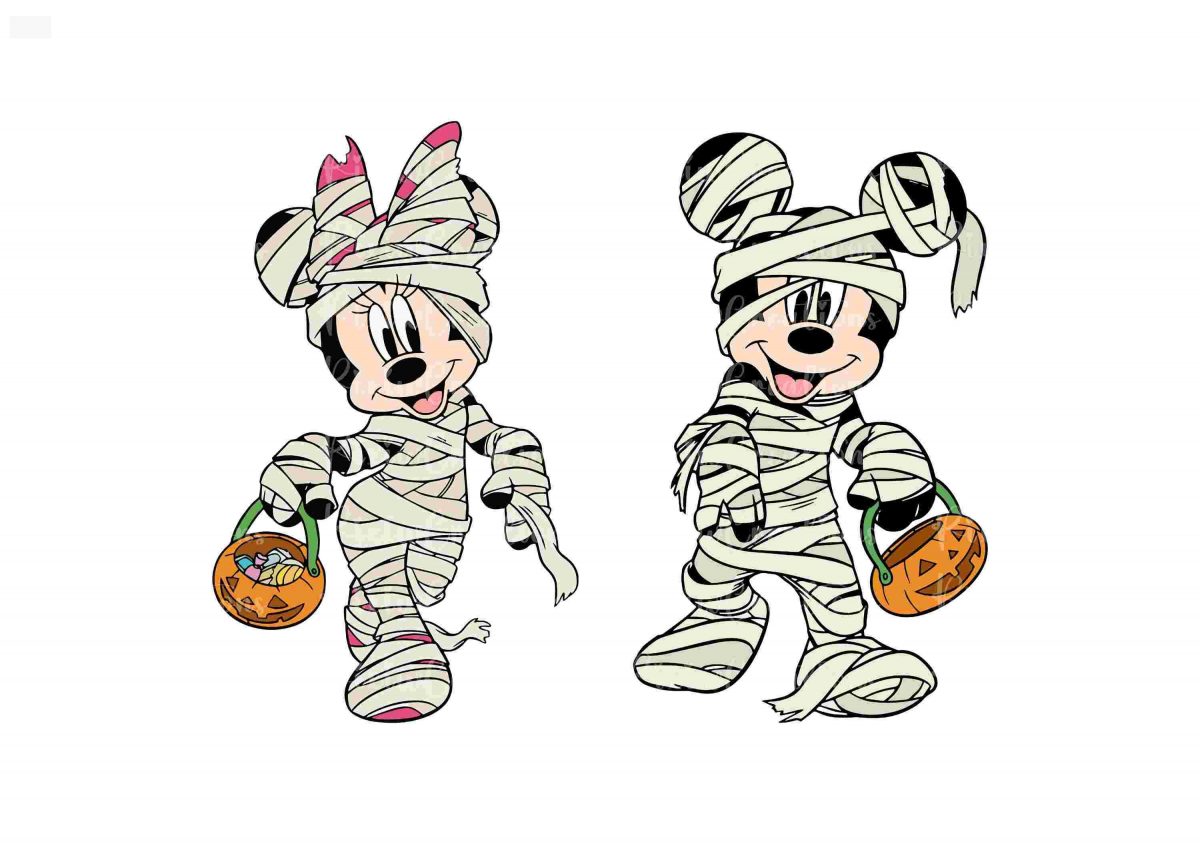 Cute Halloween Mouse Friends Costume Svg Png Spooky Vibes