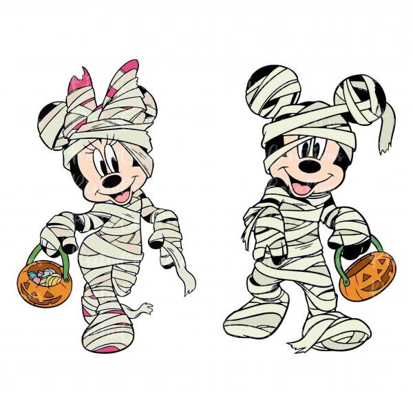 Cute Halloween Mouse Friends Costume Svg Png Spooky Vibes