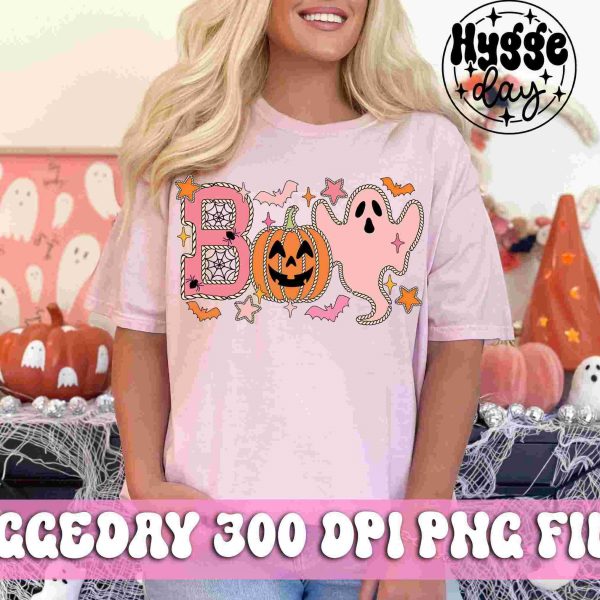 Cute Halloween SVG PNG Digital Downloads Retro Western Cowboy Ghosts