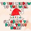 Deck the Halls with Retro Christmas Vibes Funny Groovy Pink