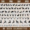 Deer Hunting SVG Bundle 80 Designs Deer Vector PNG Laser Cut Files