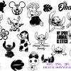 Digital Downloads Bundle SVGs PNGs JPGs Lilo Stitch Ohana Bundle No1