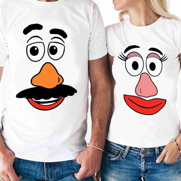 Digital Mr Mrs Potato Head Couples Set Design for Cricut SVG