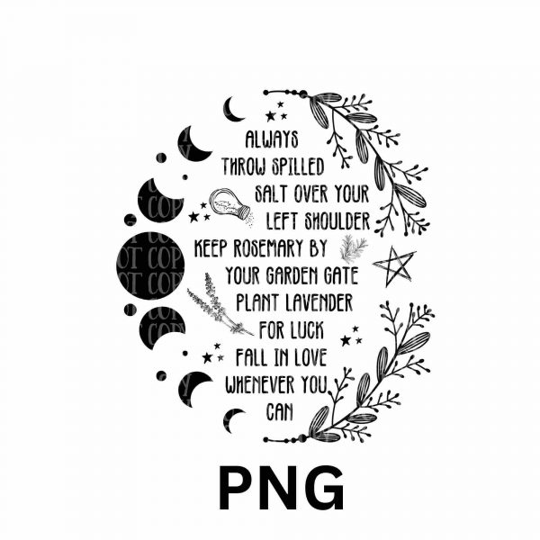 Digital Witchcraft Practical Magic SVG PNG Instant Downloads