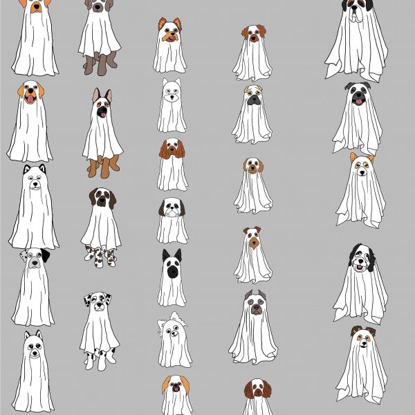 Discover 86 Haunting Ghost Dog Breeds Retro Spooky Designs Halloween