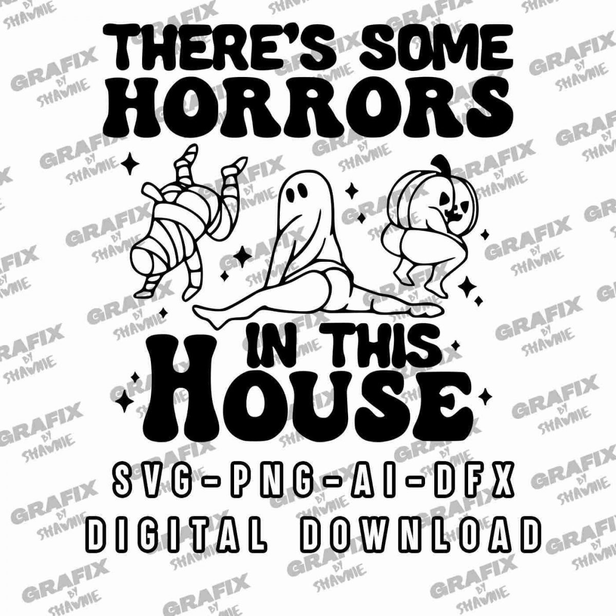 Discover Spooky House Decal Stickers in SVG PNG JPG