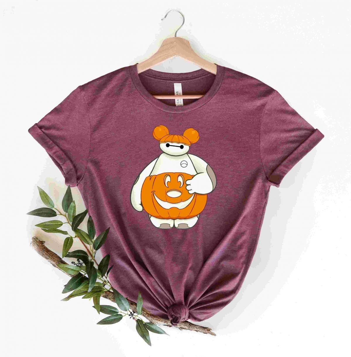 Disney Baymax Fall Pumpkin SVG Shirt Mickey Ears Halloween Epcot Tee