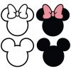 Disneyland Shirt Bundle Mickey Minnie SVG Set Instant Download