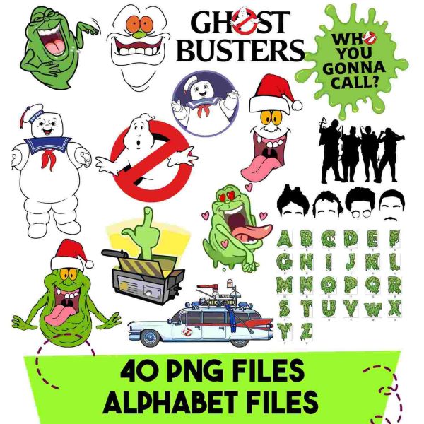 Download Ghostbusters Clipart Spooky Slimer PNG Digital File