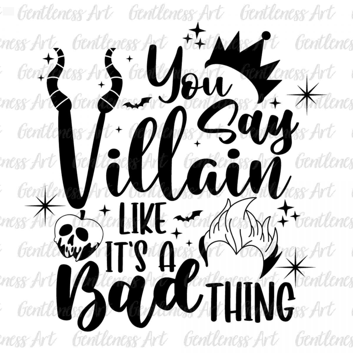 Embrace Your Inner Villain SVG for Spooky Halloween Vibes Digital