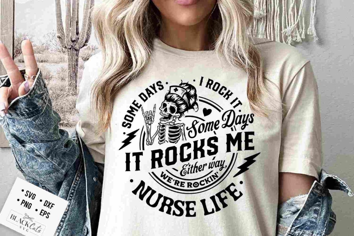 Embracing the Nurse Life Moments of Triumph and Challenge in SVG and