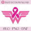 Empowering Breast Cancer Woman in SVG DXF and PNG Formats