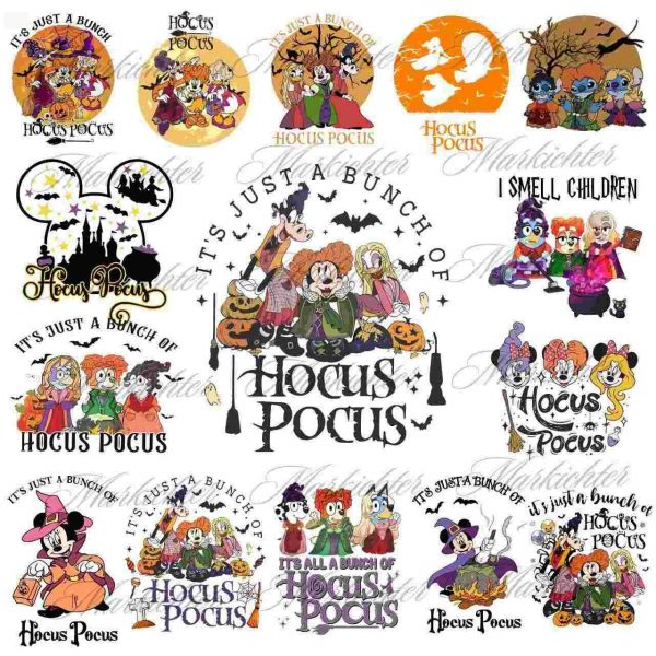 Enchanting Disney Halloween SVG Bundle Sanderson Sisters Witchy Hocus