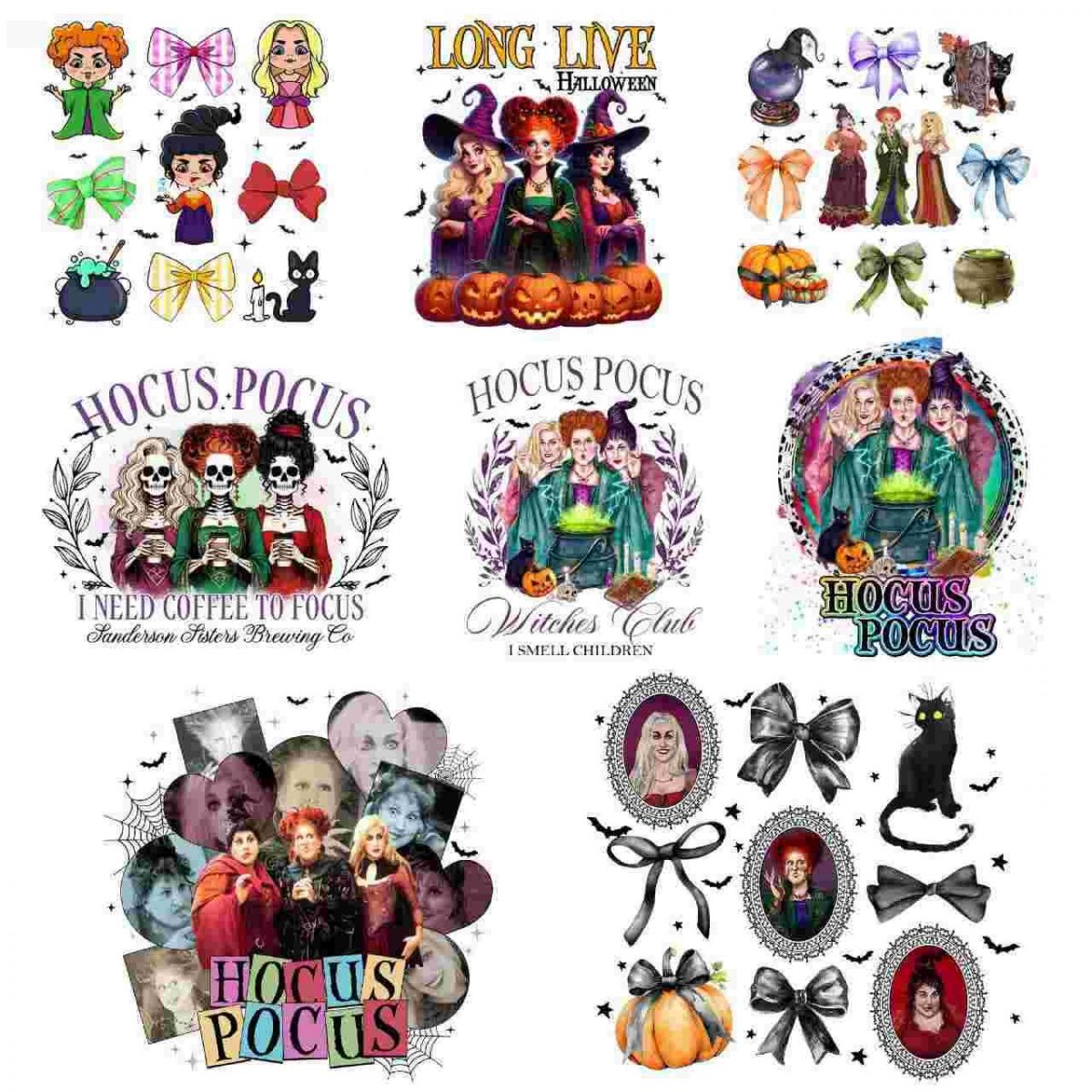 Enchanting Halloween SVG PNG Bundle Spooky Sublimation Collection