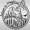 Enchanting HP Castle Wizard School SVG Collection